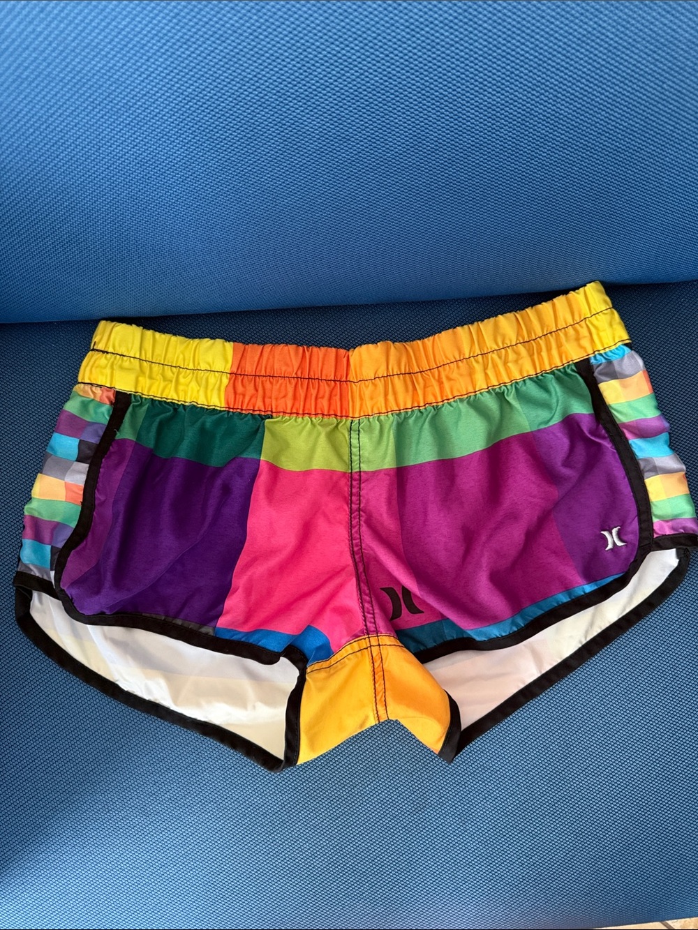 Hurley Women’s Multicolor Board Shorts Swim Cover-Up Shorts Size M